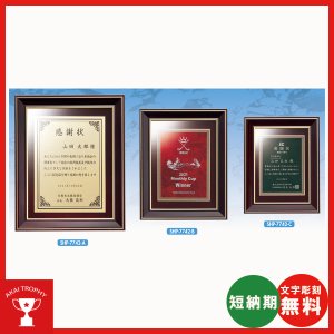 画像: 表彰楯　SHP7742：勤続表彰・企業表彰・代理店表彰・周年記念・竣工記念・表彰用品にオススメのレーザー彫刻表彰楯